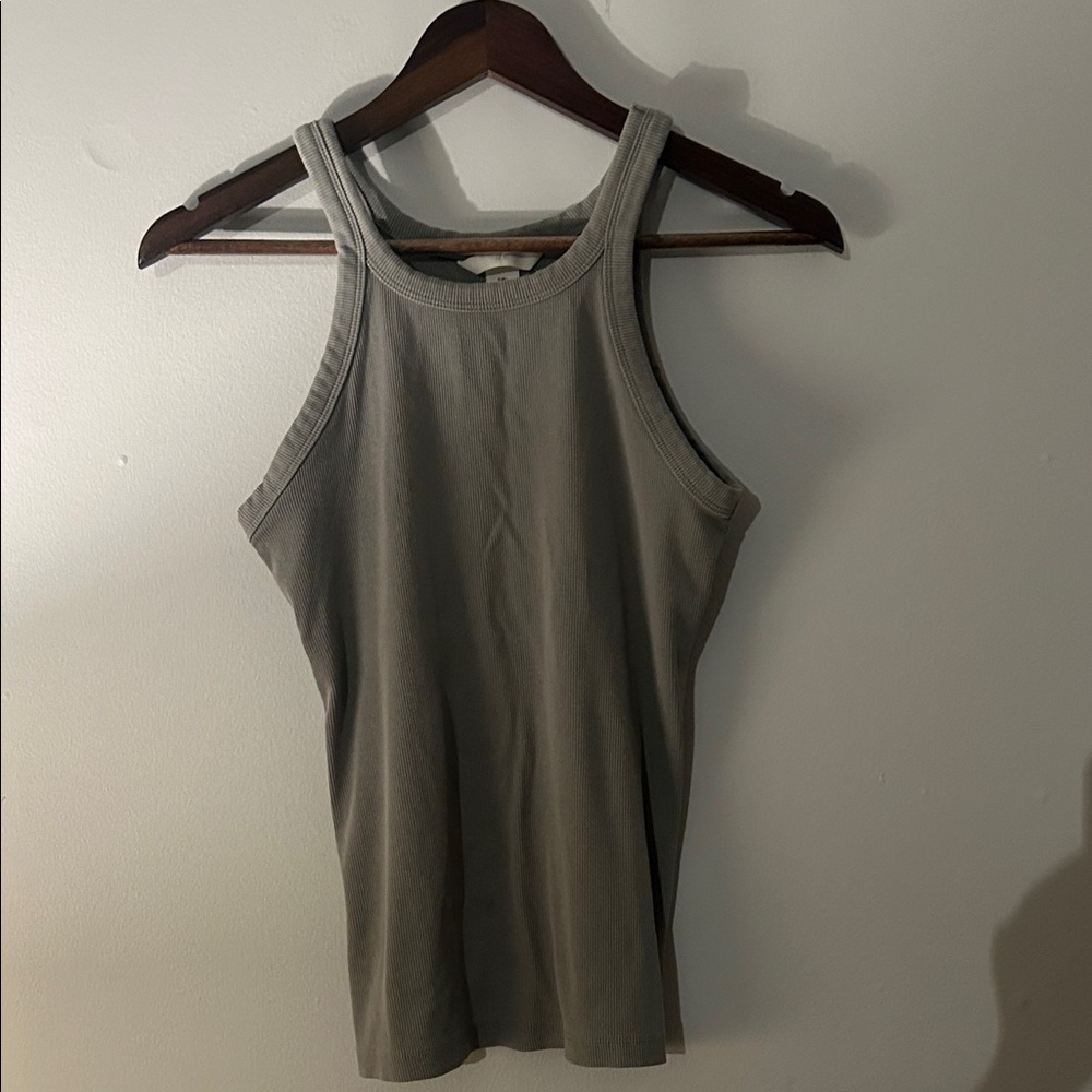 Gray Sleeveless Women's Top